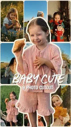 Baby Cute Cutout