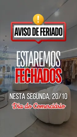 Aviso de feriado