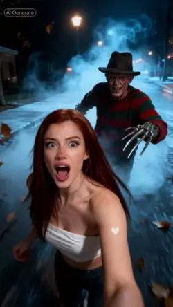 chased by freddy