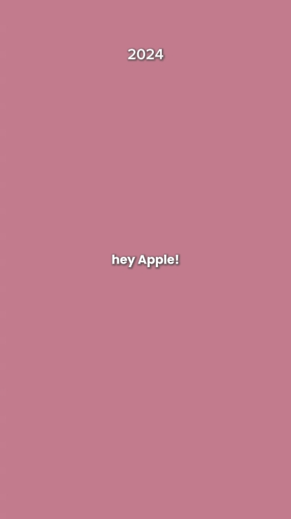hey Apple!