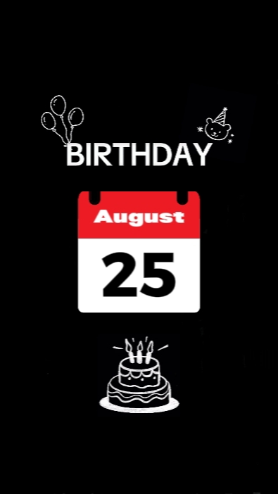 HBD BESTIE 25 AOÛT
