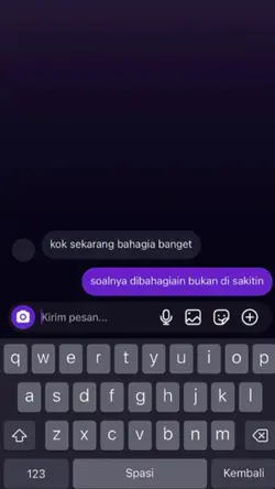 kok sekarang bahagia