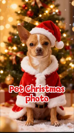 Pet Christmas Photo