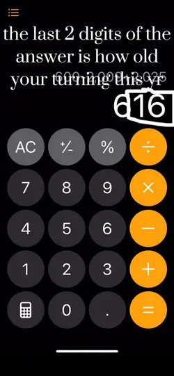 calculator trick