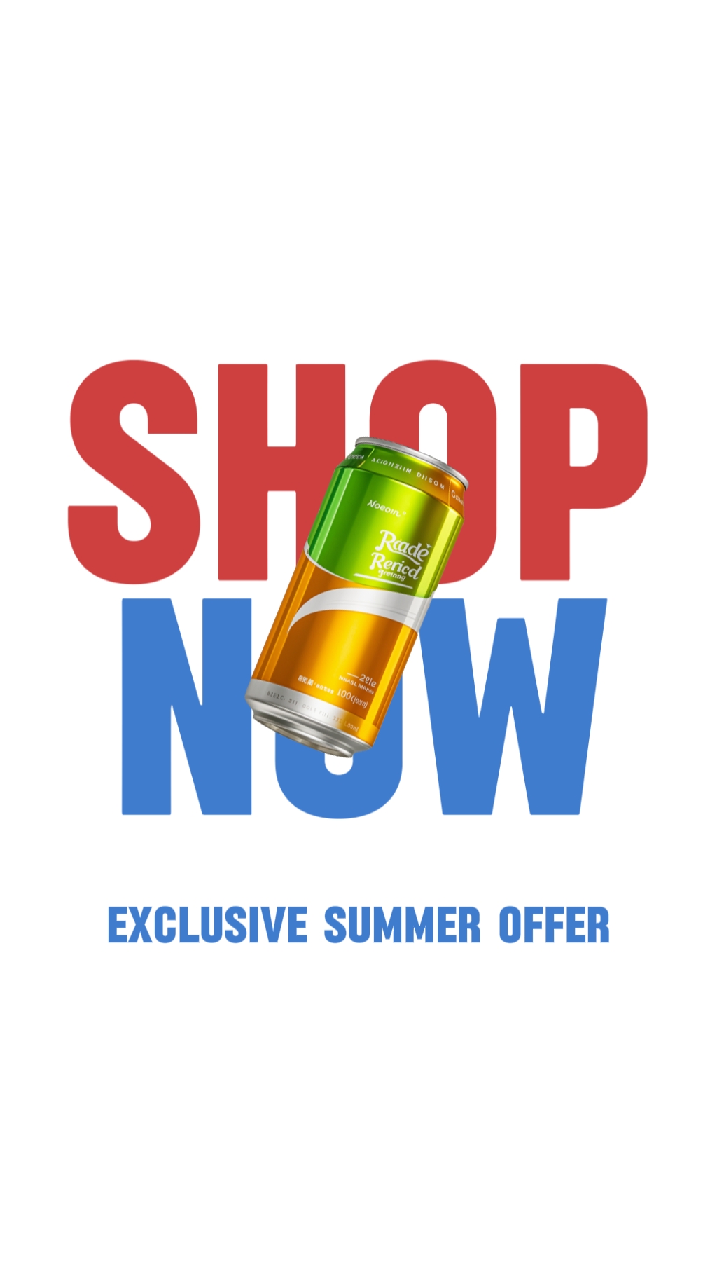 Sports Energy Drink Promo Template