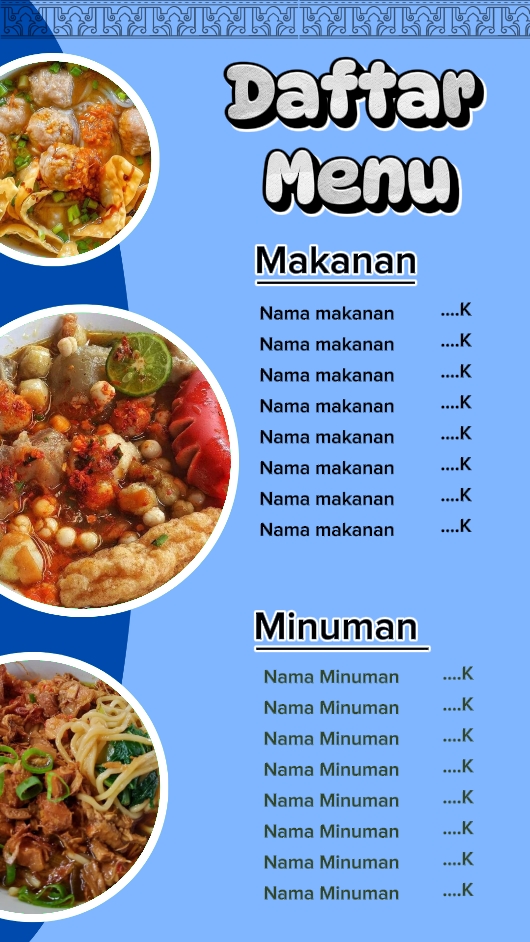 Menu Daftar 