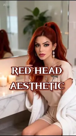 Red head elegance
