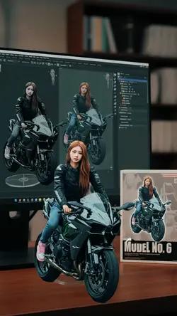 MOTOR RIDE FIGURINE