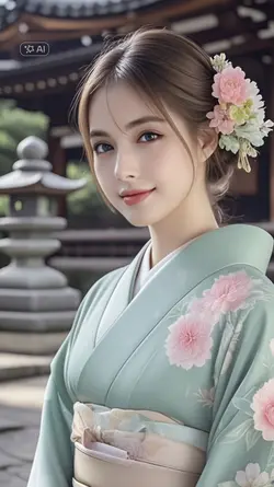 Japanese Kimono Ai 