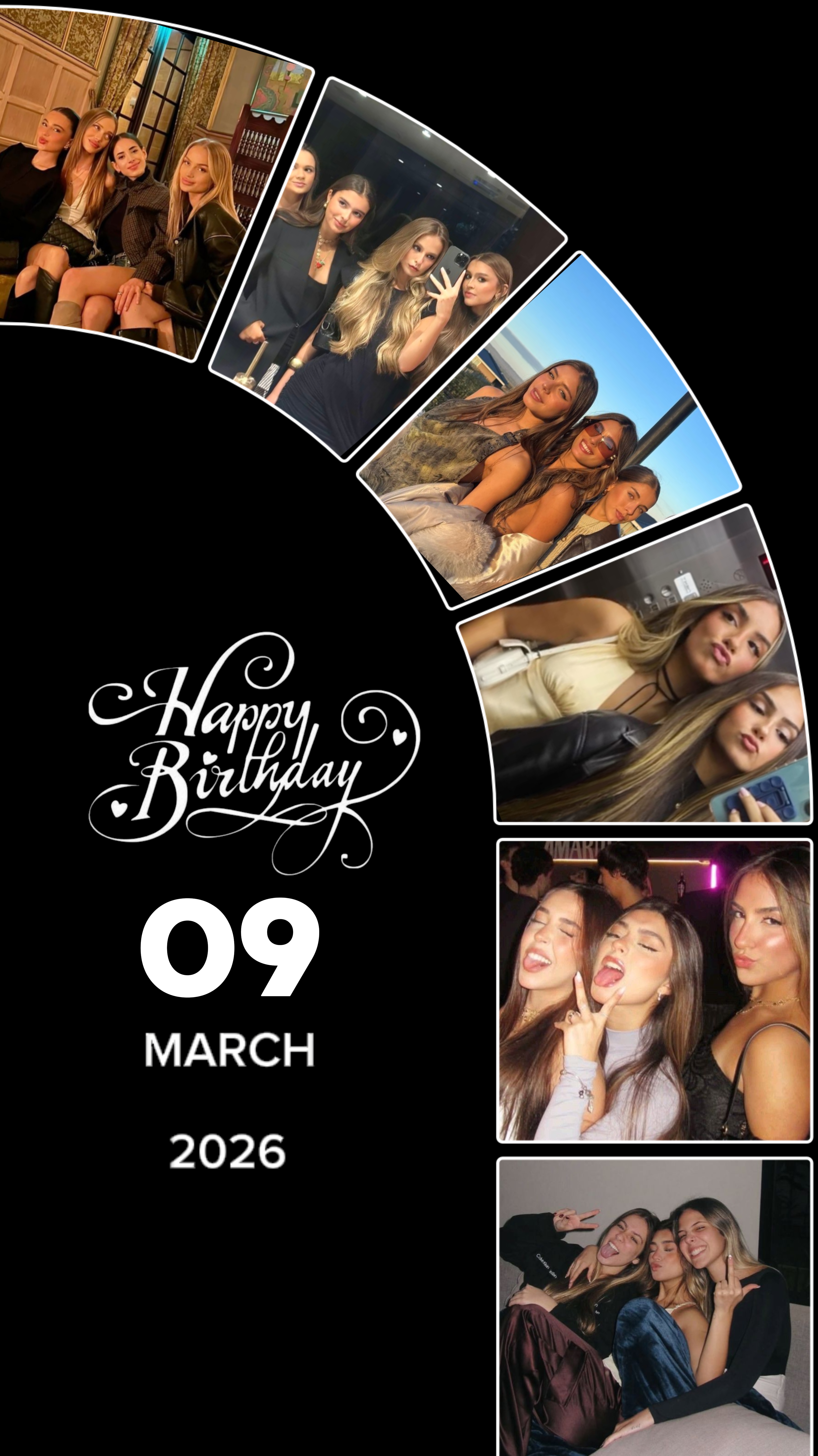 FELIZ CUMPLEAÑOS 09 DE MARZO 