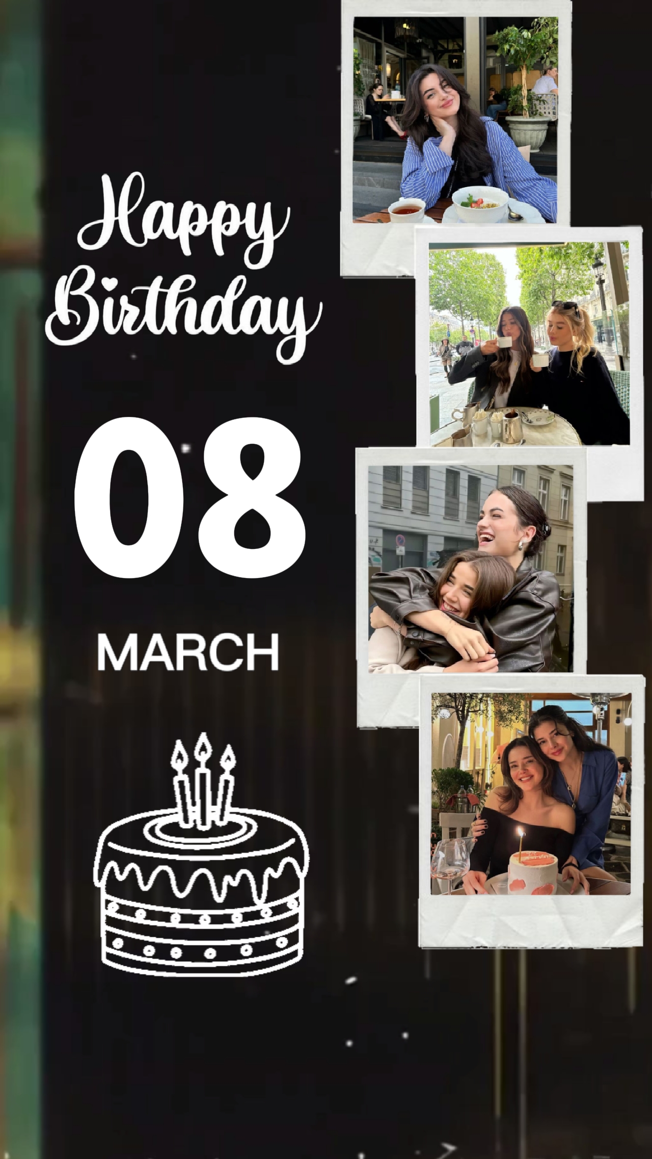Feliz cumpleaños 08 de marzo
