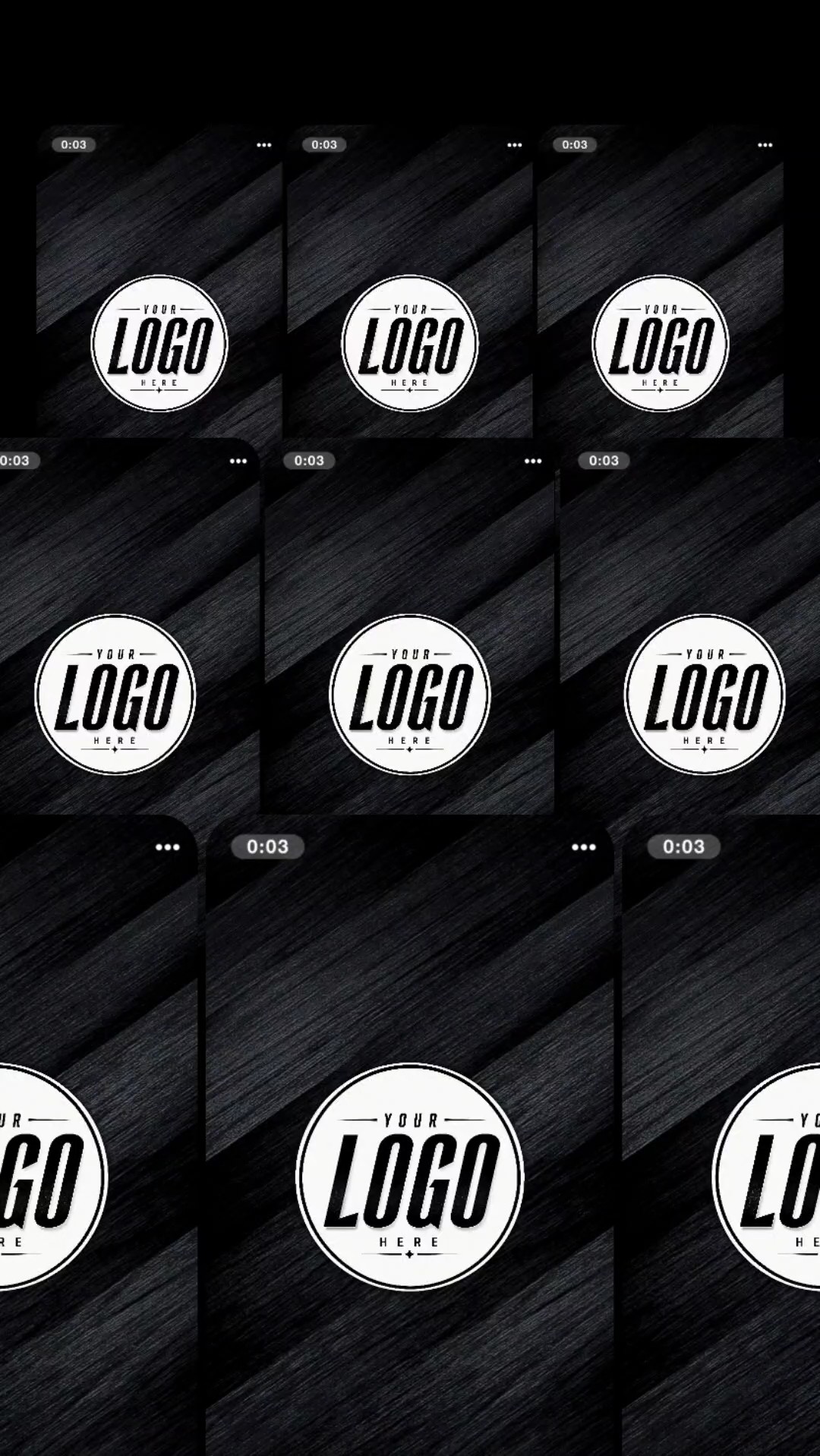 cinematic logo intro