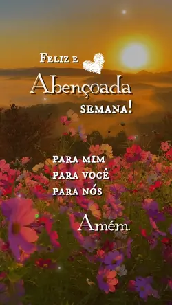 Abençoada semana 