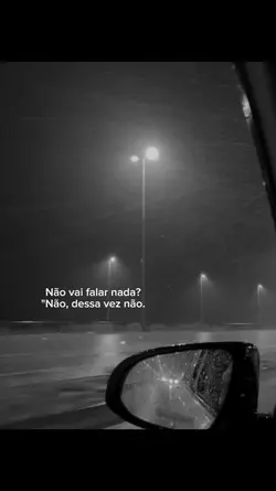 não vai falar nada?