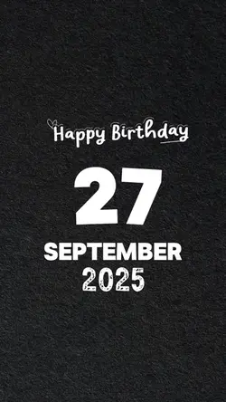 Hbd 27 september2025