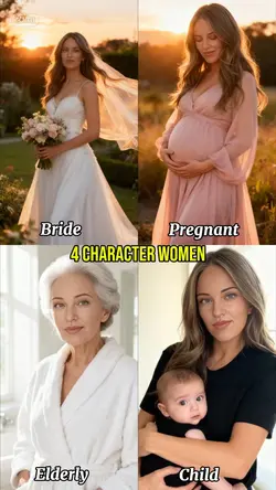 4 character woman