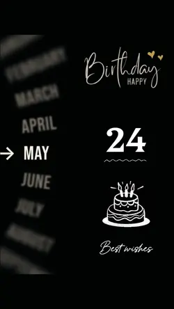 24 MAY BIRTHDAY