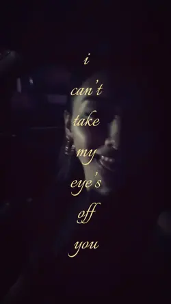 cant take my eyes
