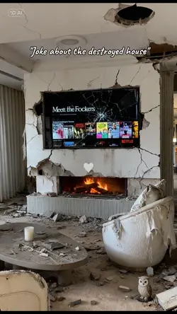 Destroyed home prank