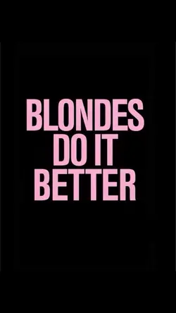 Blonde hair 