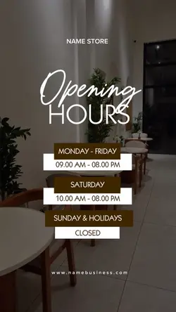 STORY : OPENING HOUR