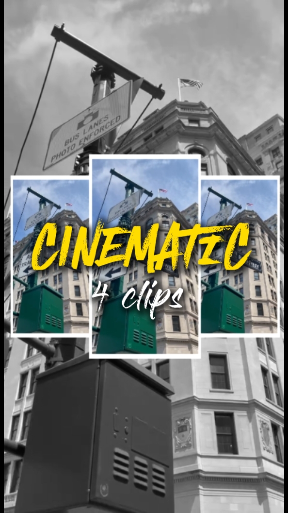 4 clips cinematic 