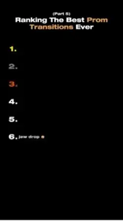 Best prom transition