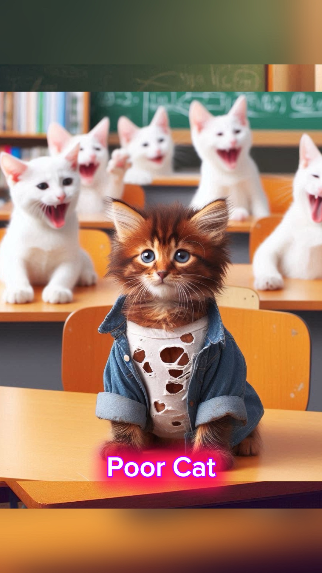 Trend zavallı Kedi