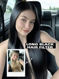 Long Black Hair 