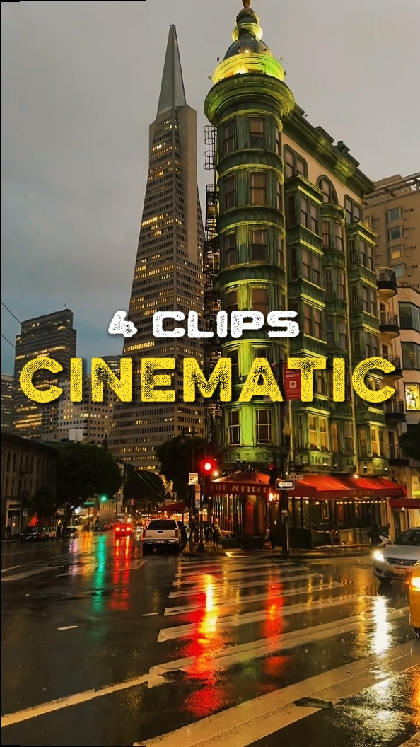 4 clips cinematográficos 
