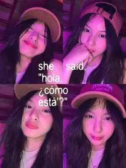 she said hola còmo