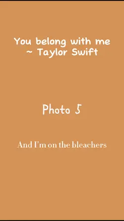 You belong with me