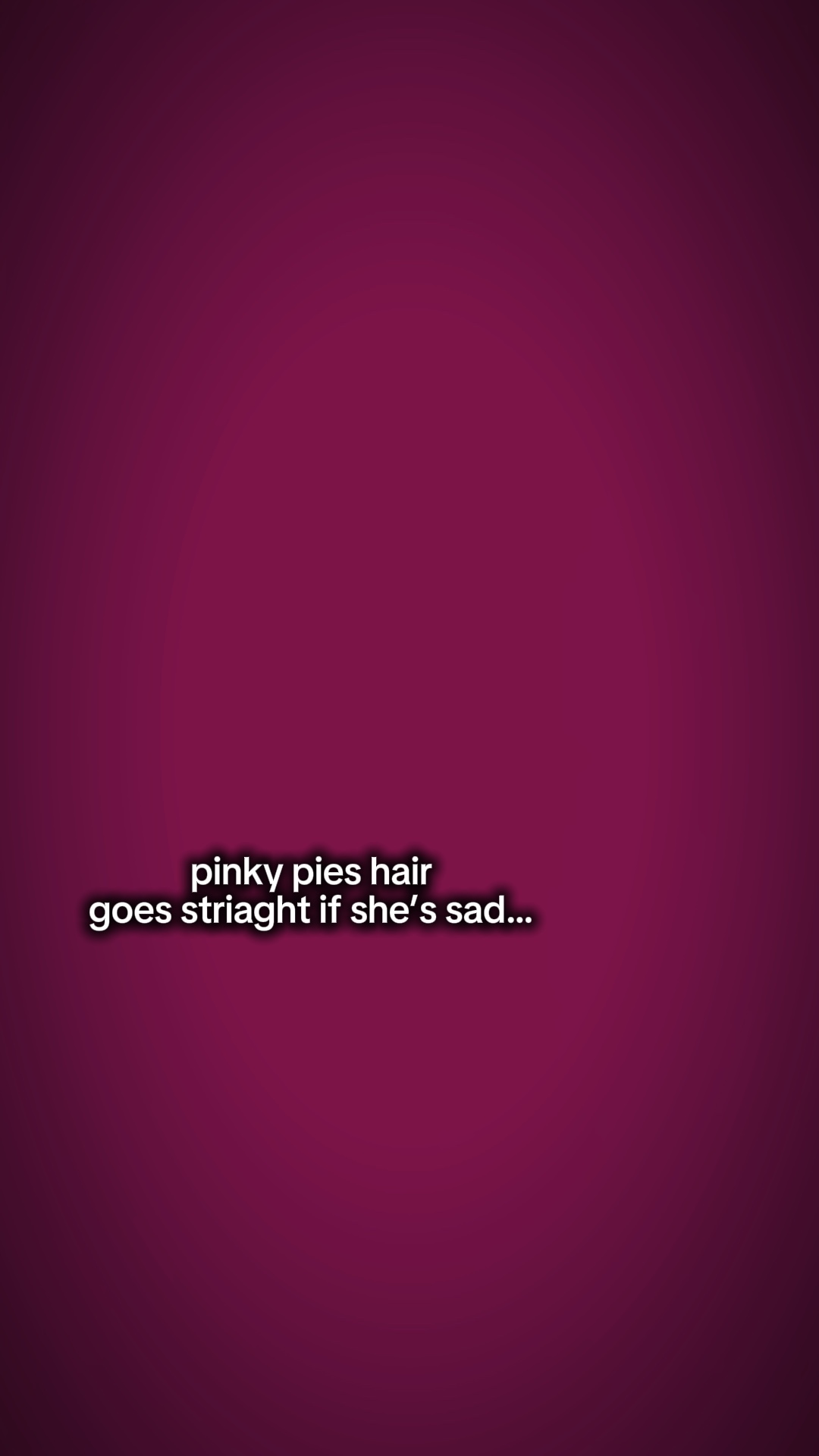Pinky pies cheveux