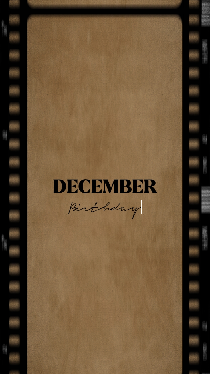 DECEMBER BIRTHDAY