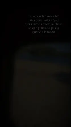 tu réponds vite