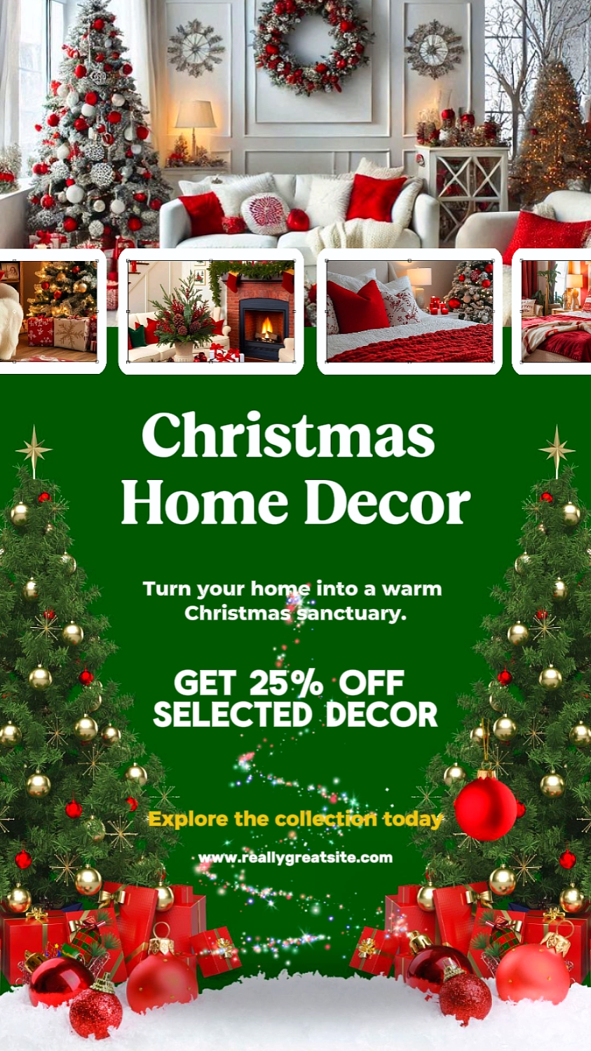 Decoración navideña para el hogar