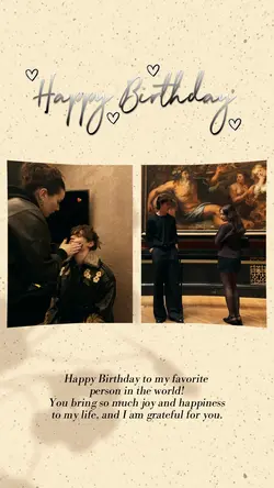 birthday my love