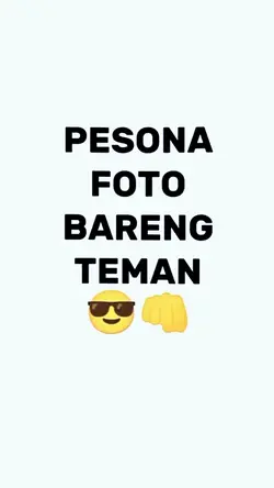 foto bareng teman 
