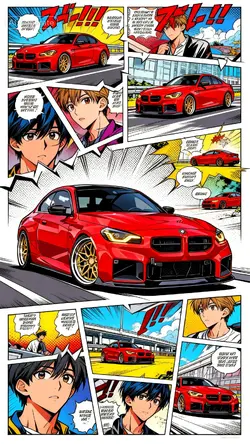 Comic car style