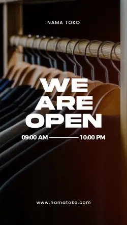 story : we are open