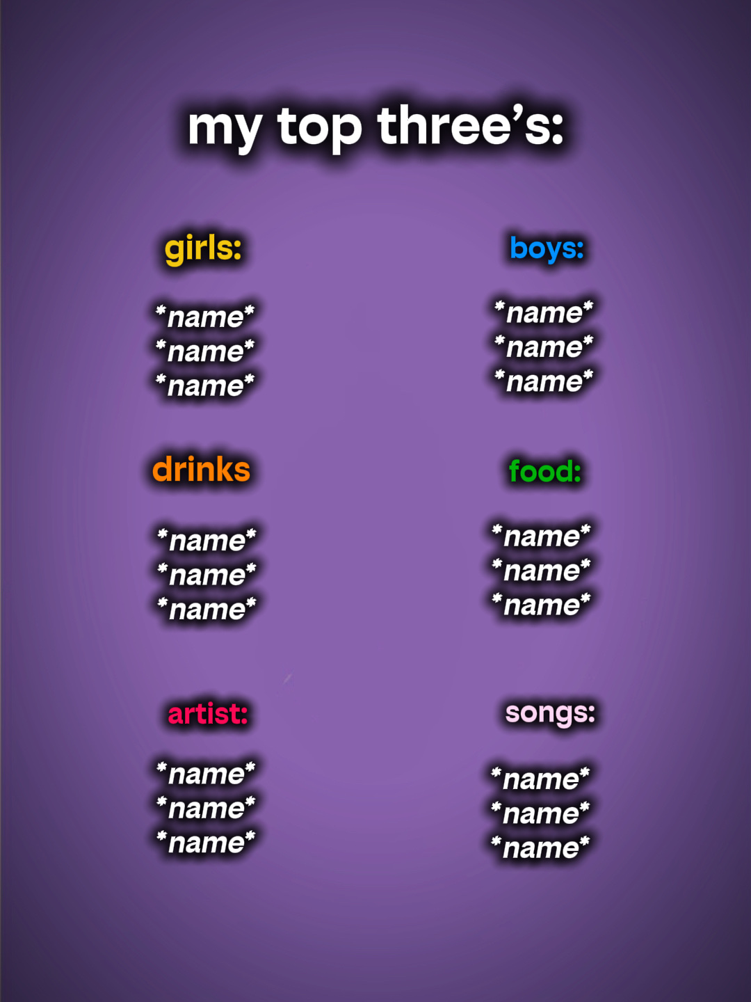 Meine Top 3