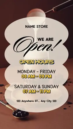 WE ARE OPEN
