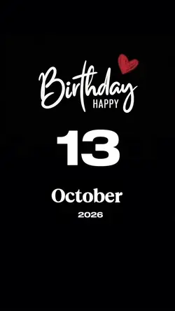 Hbd 13 October 2026