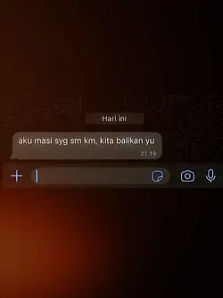 aku masi syg sm km,