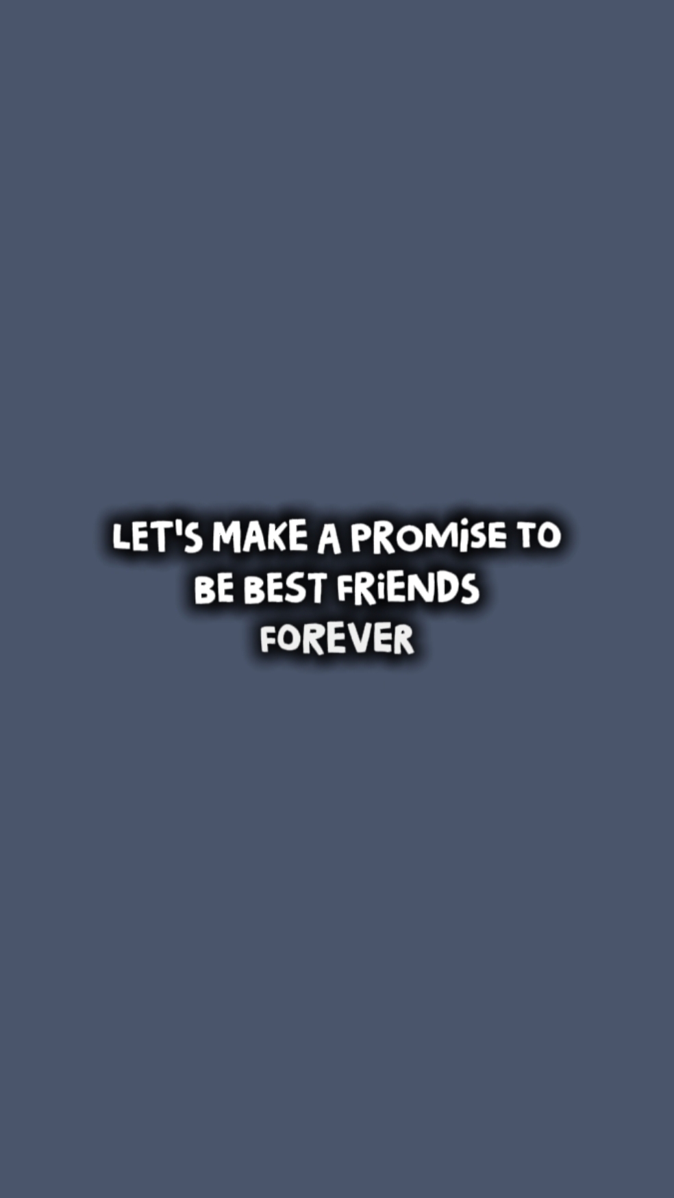 Promesa de mejor amiga