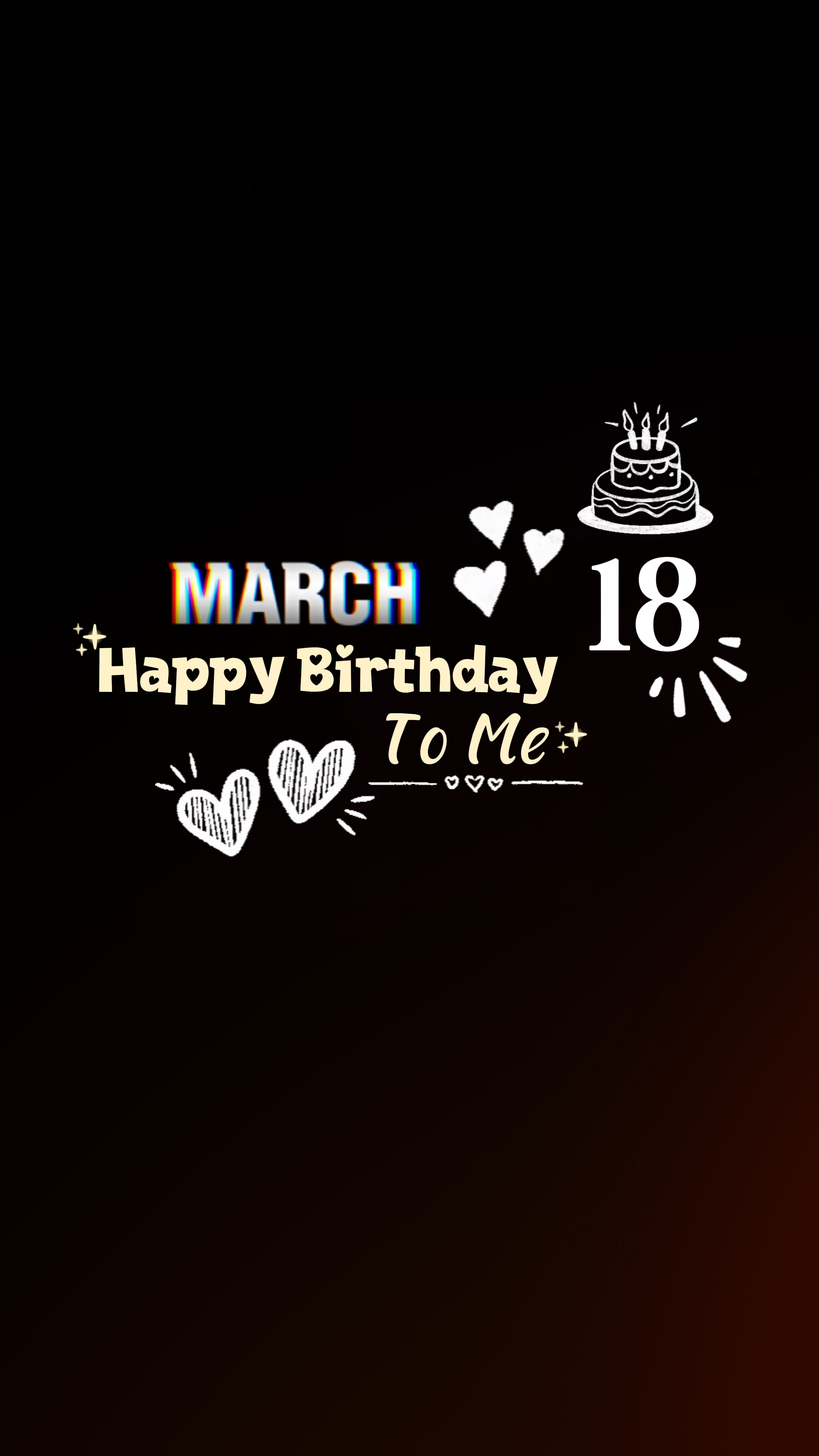 Hbd Para Mim, 18 De Março