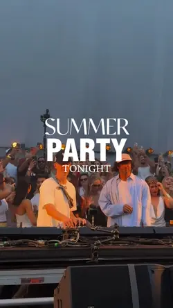 Summer party tonight