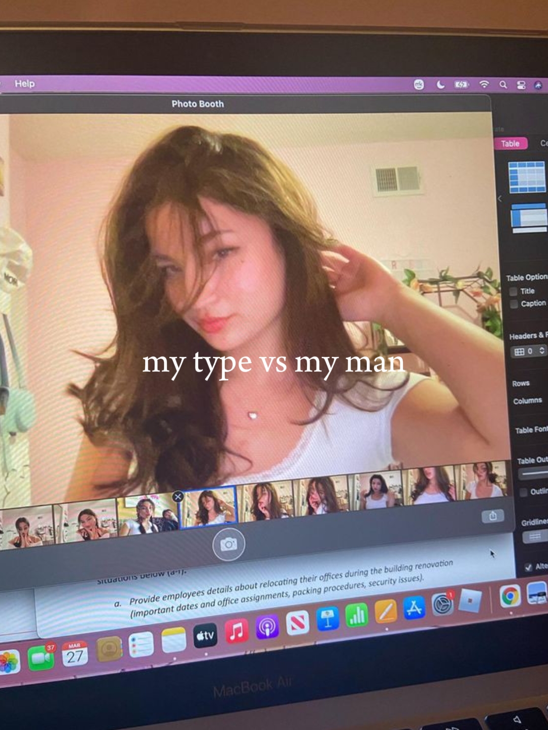 my type vs my man
