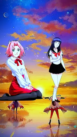 Sakura vs hinata 