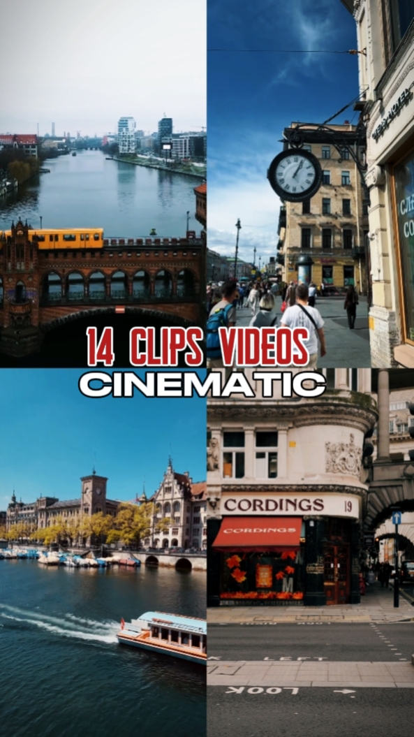 14 clips cinematic 